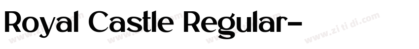 Royal Castle Regular字体转换